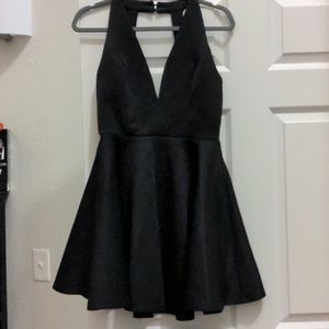 Black skater dress